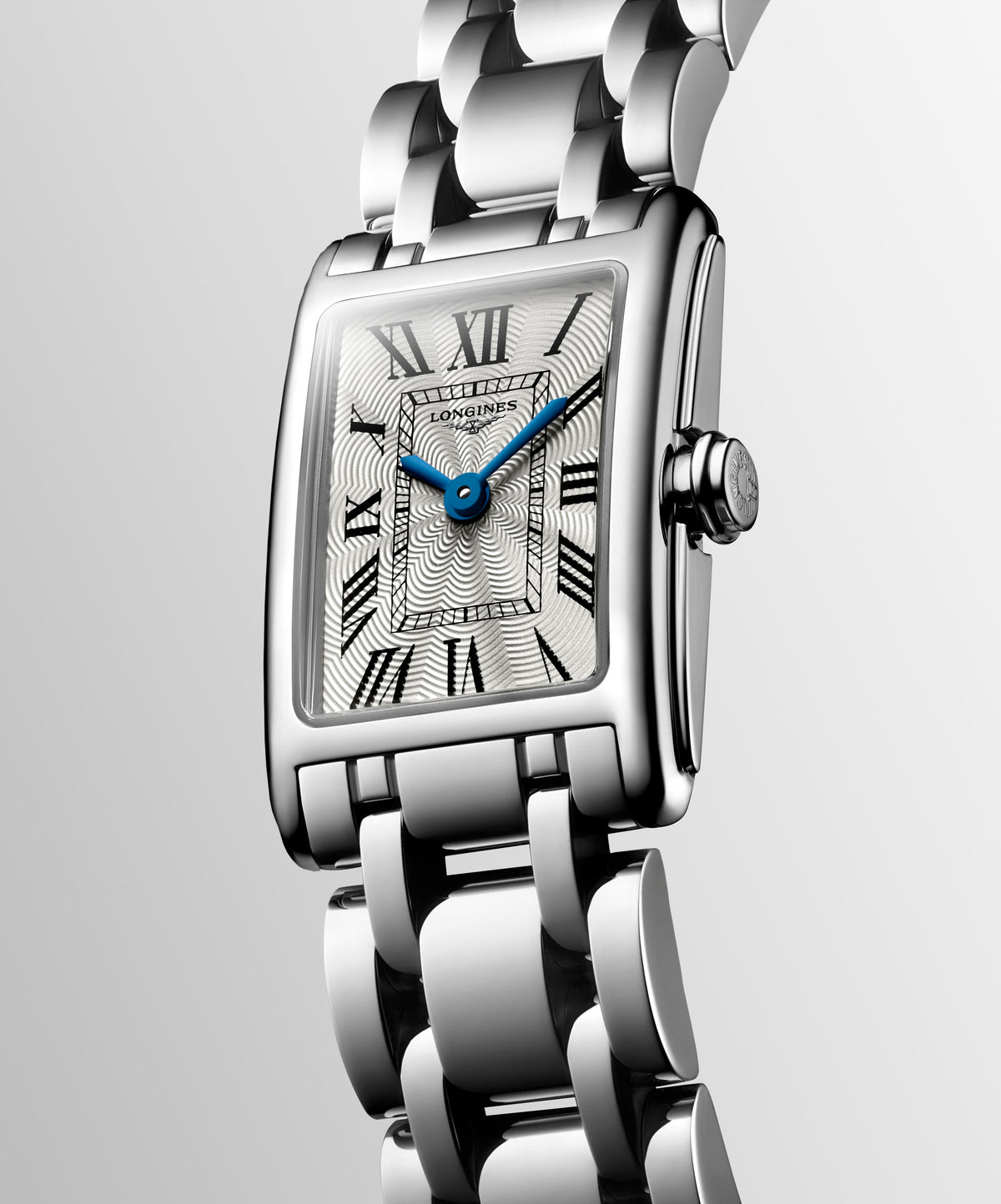 Ladies Longines Dolce Vita 17mm x 27mm Steel Bracelet Silver Dial L5.258.4.71.6