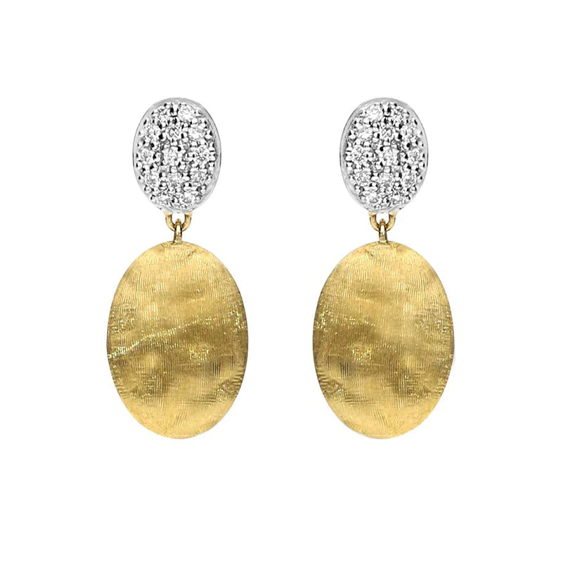 Marco Bicego Siviglia 18ct Yellow Gold 0.20ct Diamond Earrings