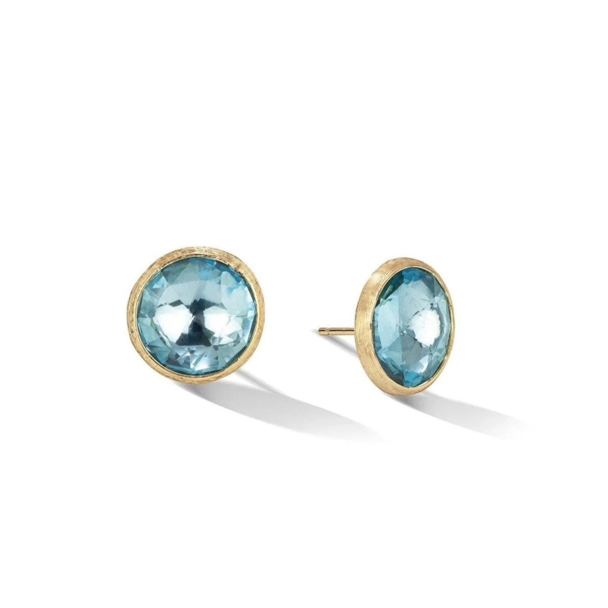 Jaipur 18ct Yellow Gold Topaz Earrings