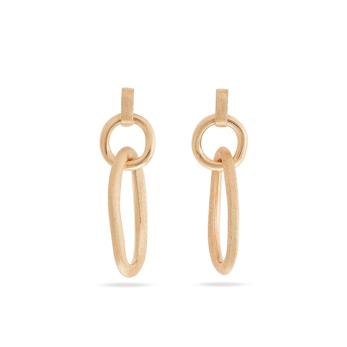 Jaipur 18ct Yellow Gold Link Earrings