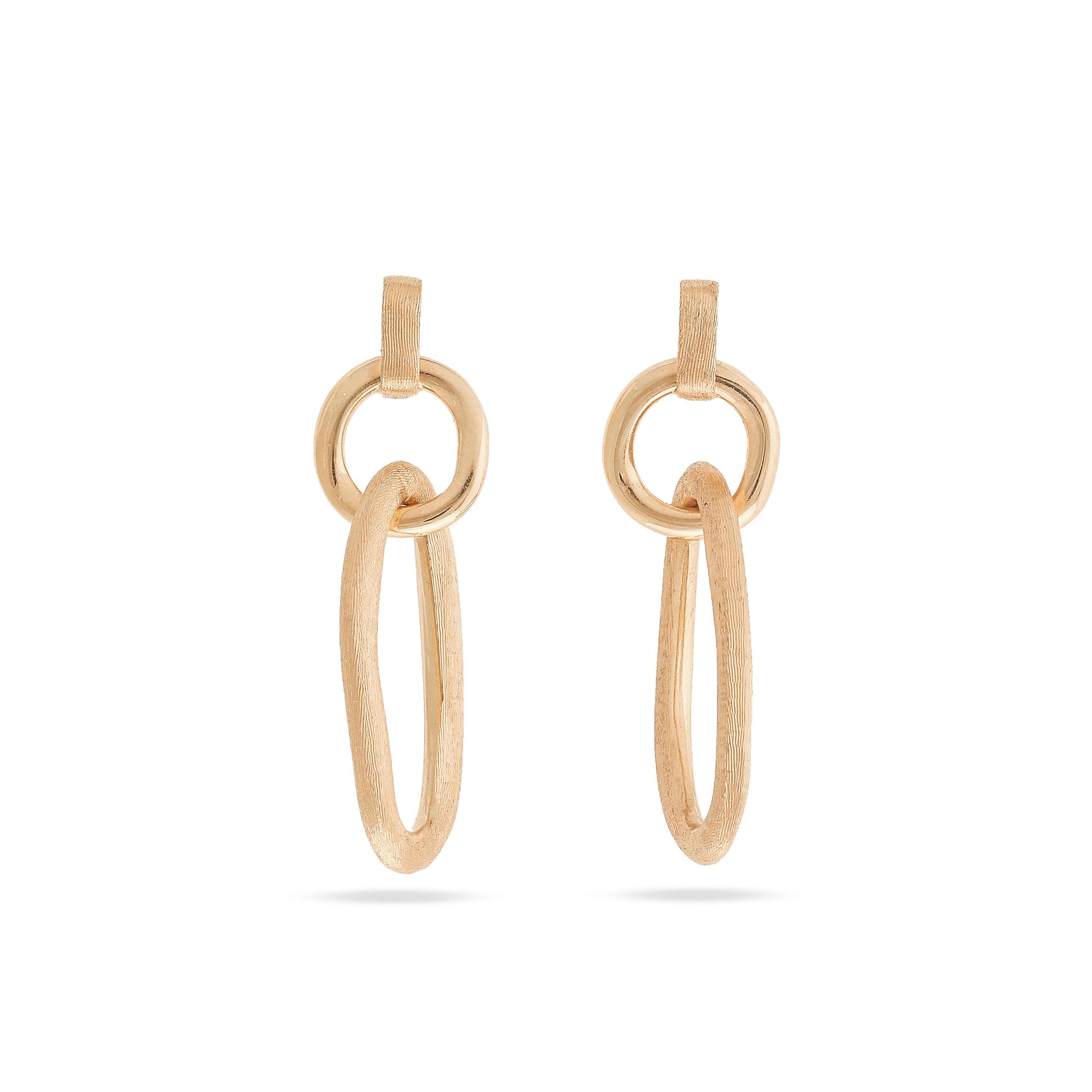18ct YG Marco Bicego Jaipur Link Drop Earrings OB1825