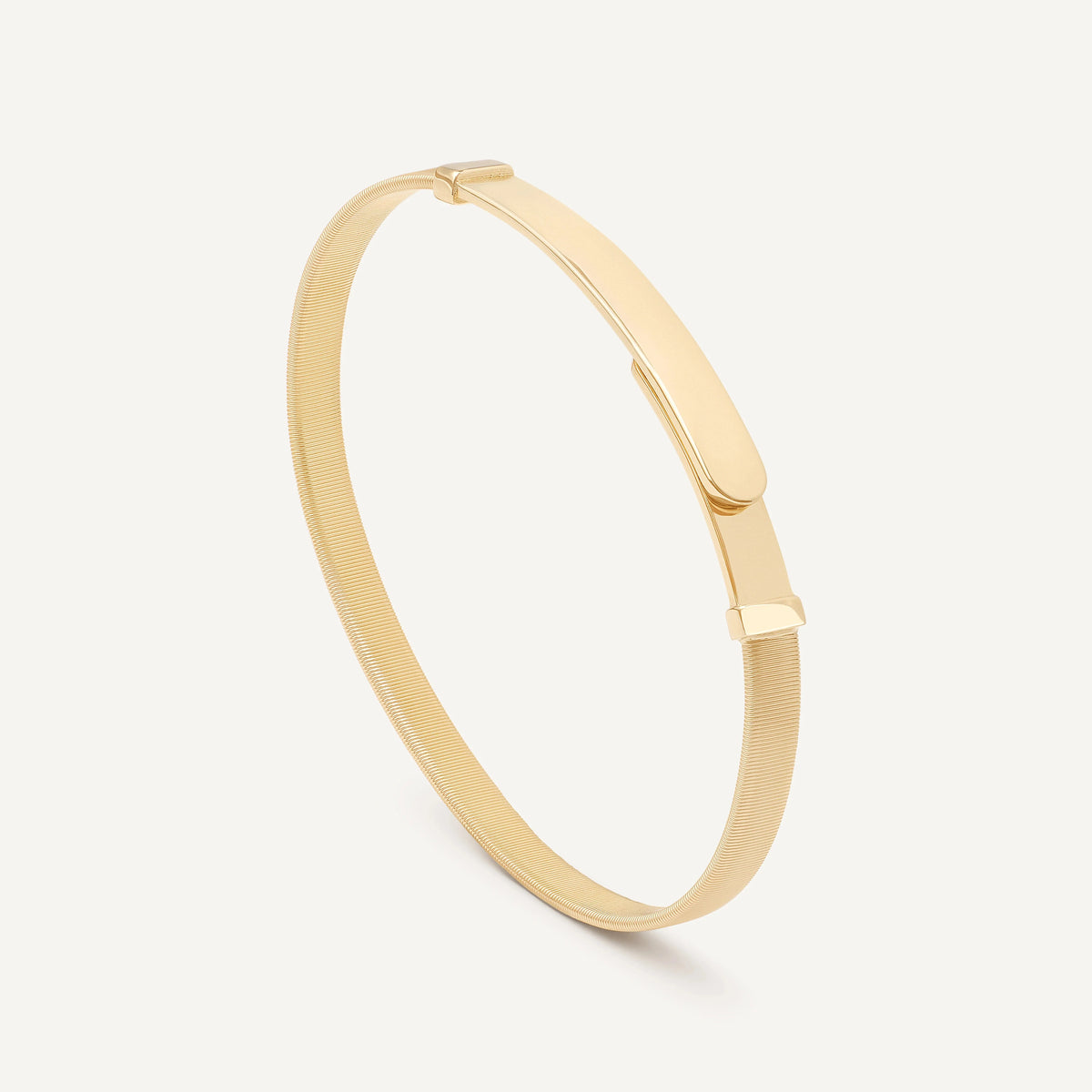 Masai 18ct Yellow Gold Large Bangle