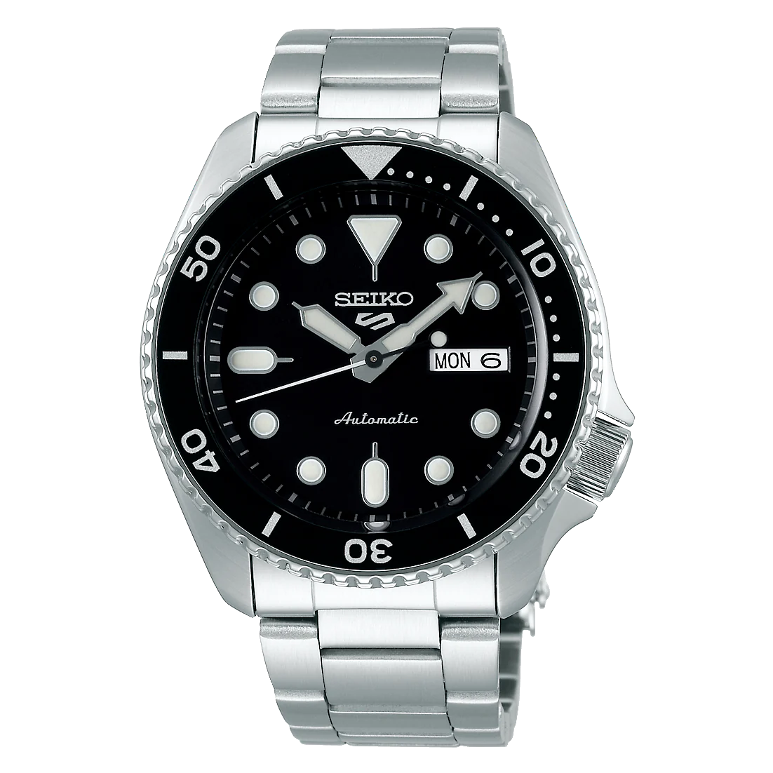 Seiko 5 steel bezel sale