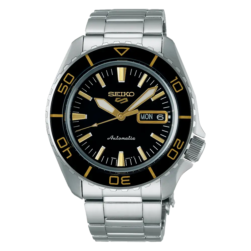 Gents Seiko 5 Sports SKX – SNZH5 Blacktone Redux Black Dial