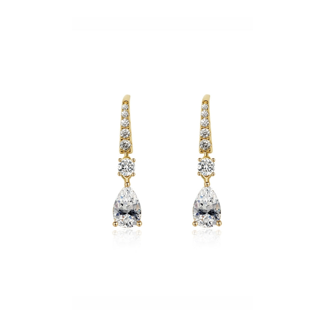 Carat London Thea Drop Oval 18K Gold Vermeil
