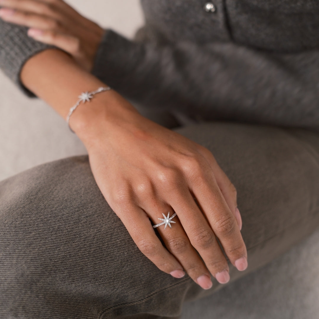 Silver Carat London Vega Ring 23769