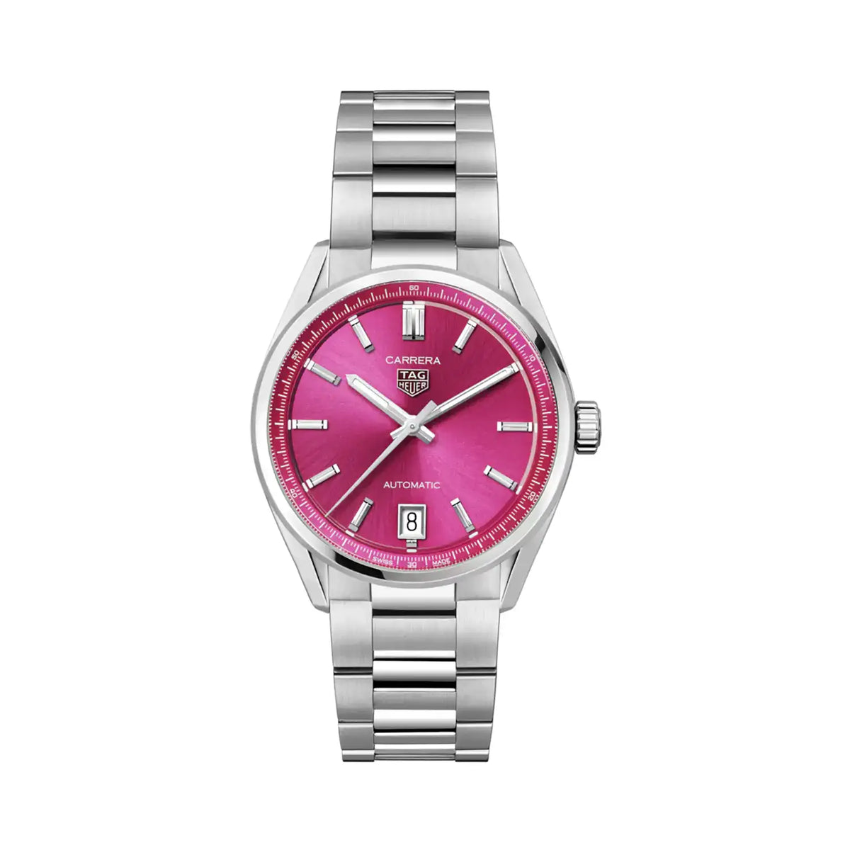 Ladies 36mm TAG Heuer Carrera Date