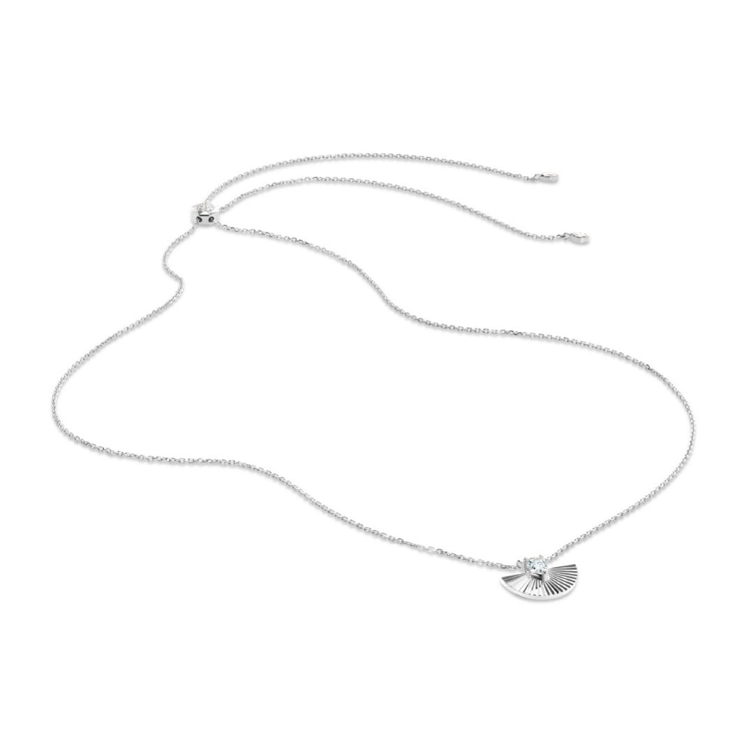 Silver Carat London Celene Necklet CN925W-CELE-W