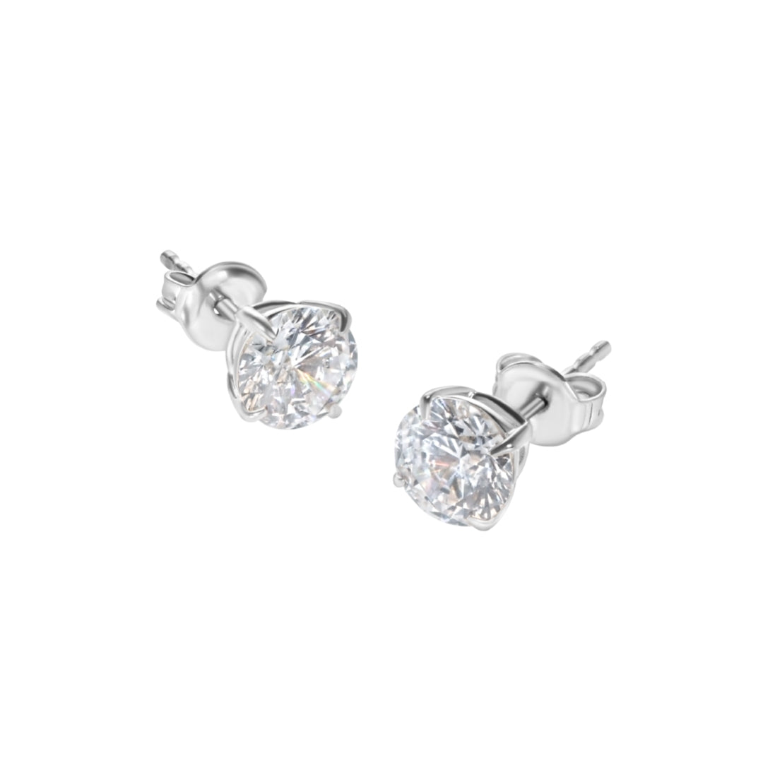 9ct WG Carat London Eternal Earrings 2 X 1.0CT SIZE STONES