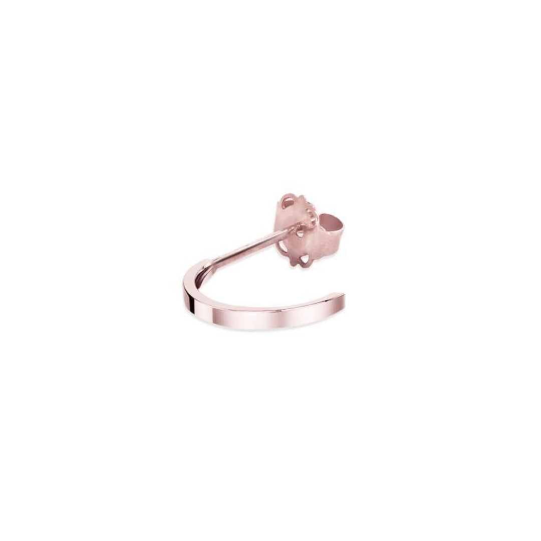 9ct Rose Gold Erin Chelsea Hoop Earrings