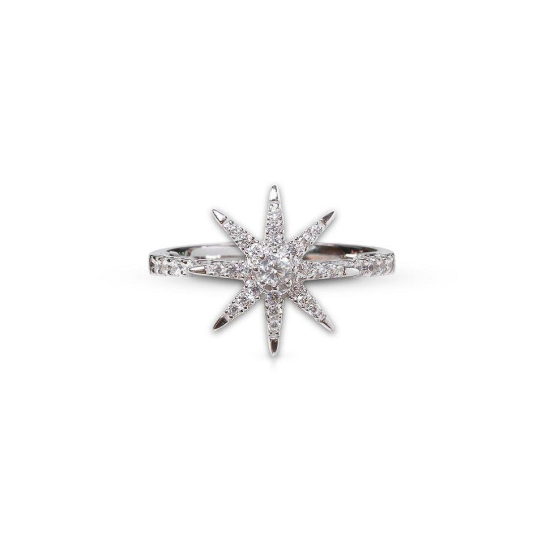 Silver Carat London Vega Ring 23769