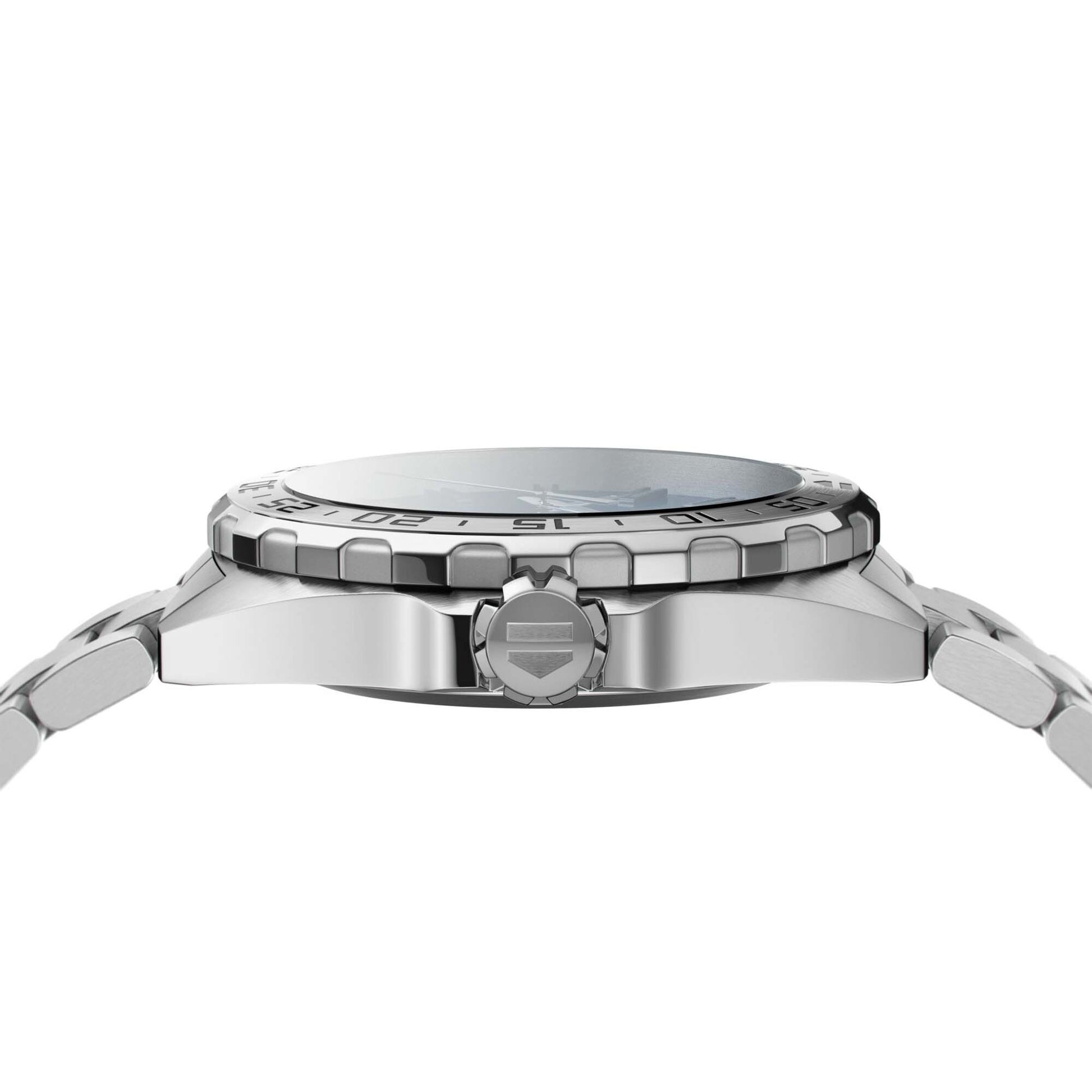 Gents Tag Heuer Formula 1 41mm Steel Bracelet Blue Dial Date 41mm
