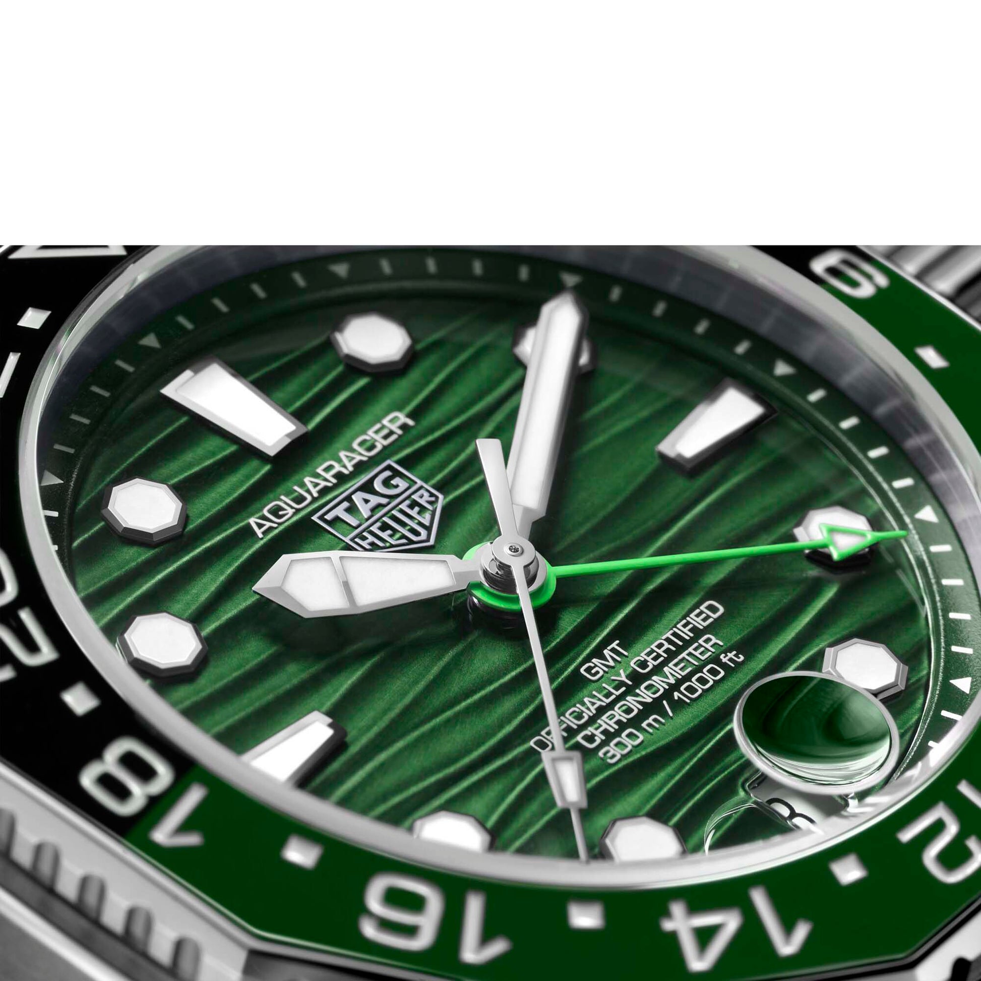 Gents Tag Heuer Aquaracer Professional 300 GMT Steel Bracelet