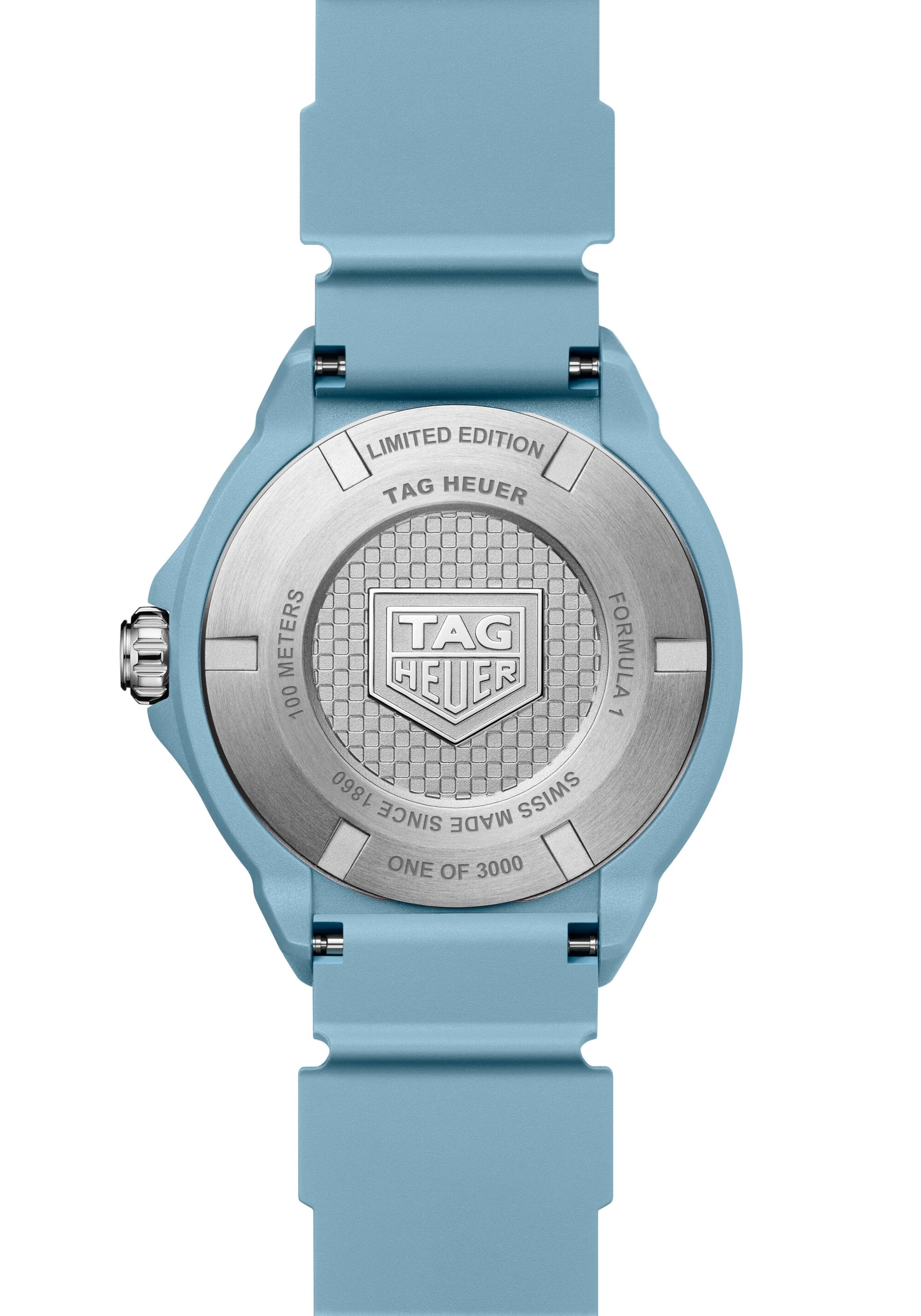 Tag Heuer Formula 1 Solargraph 38mm Blue Dial Blue Rubber Strap  WBY1163.FT8113