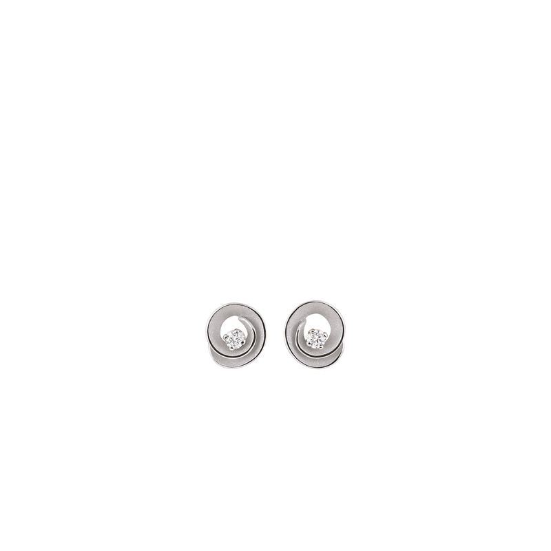 Earrings DUNE ASSOLO White Ice Gold