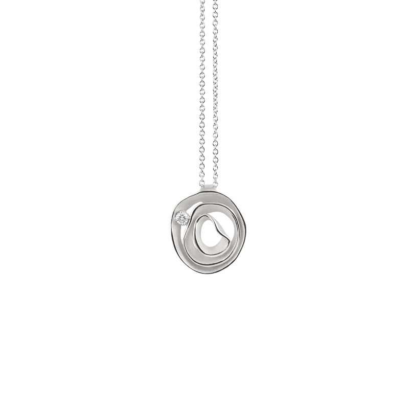 Pendant DUNE White Ice Gold