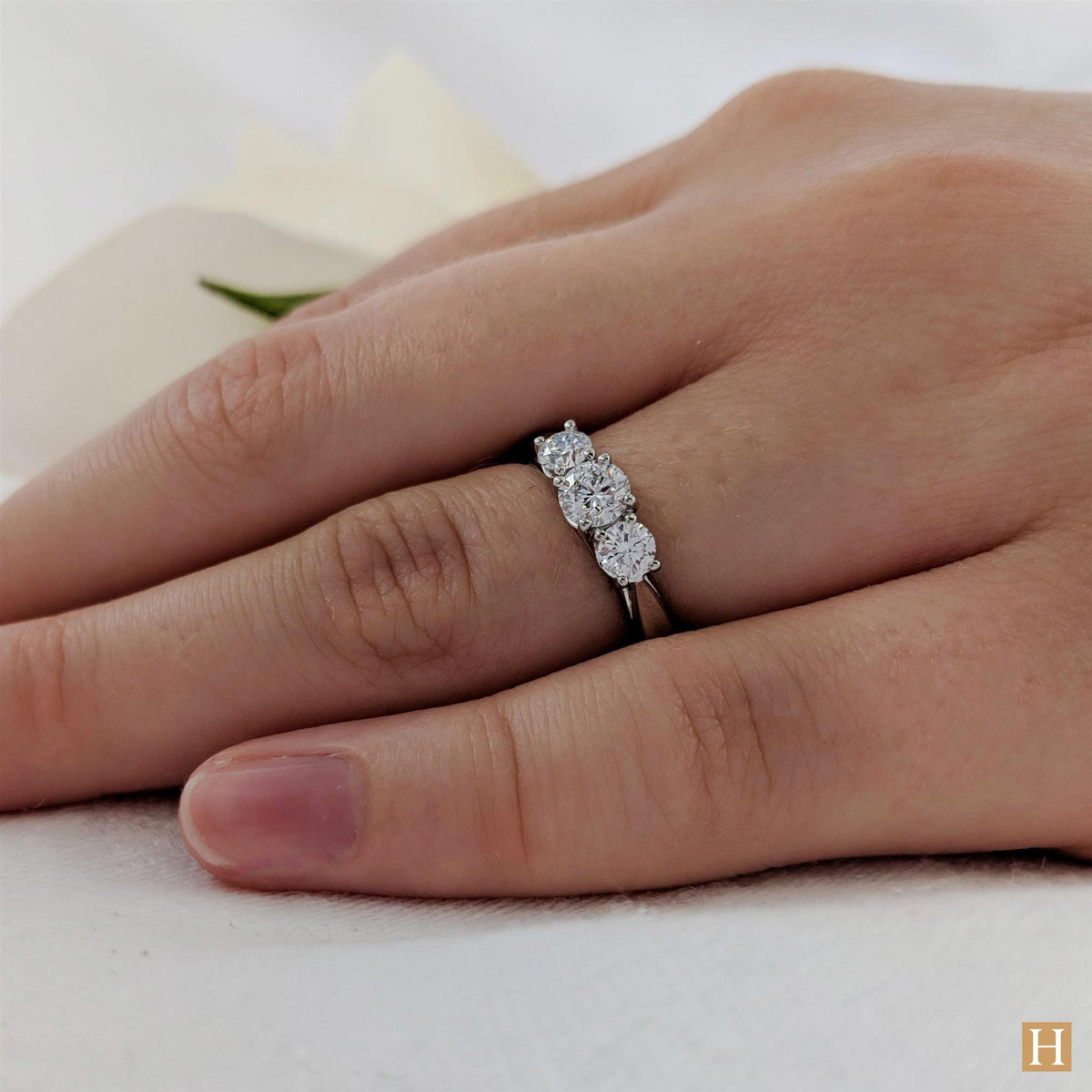 Platinum Trilogy Classic Engagement Ring