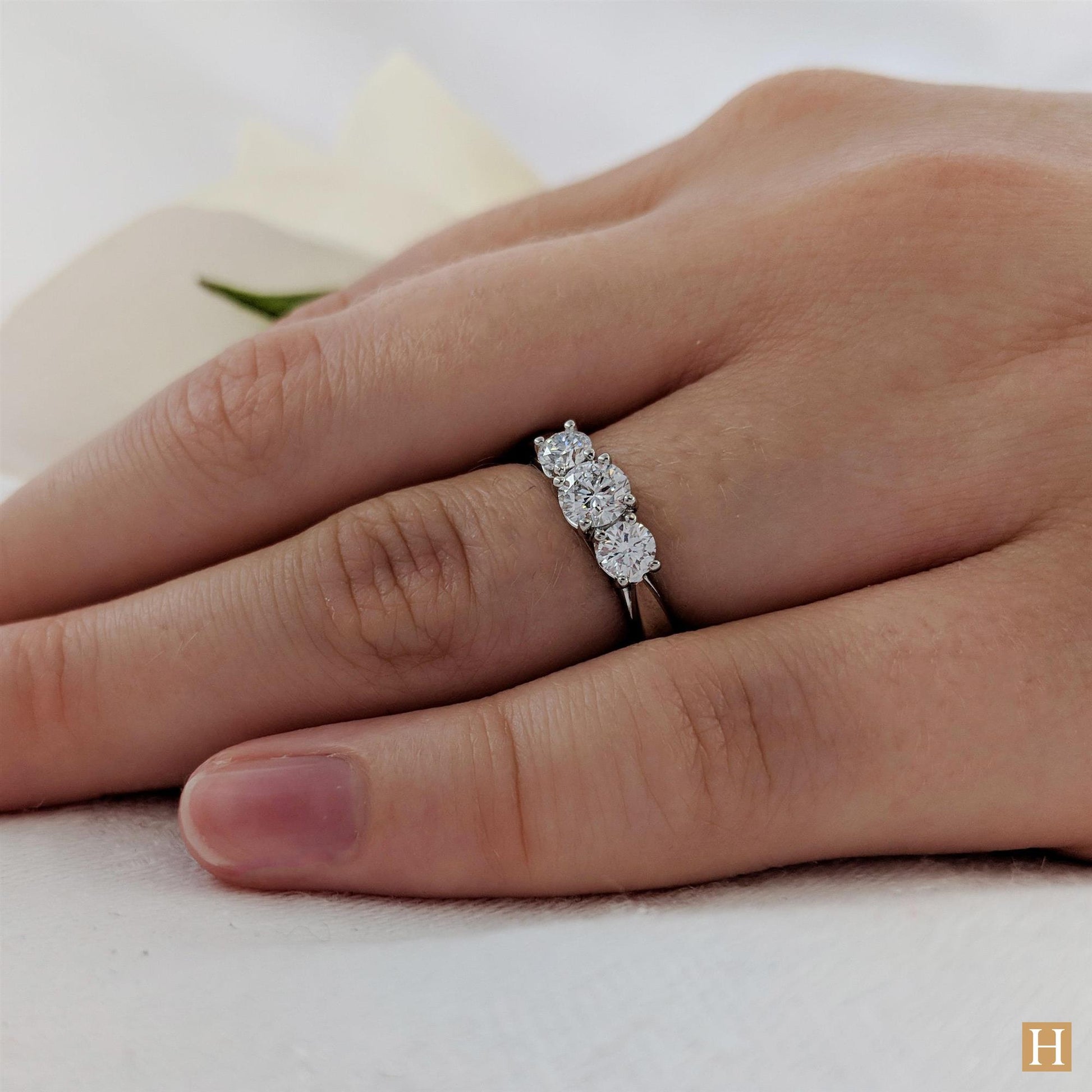 Platinum Trilogy Classic Engagement Ring