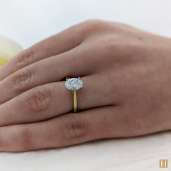 Yellow Gold LG Classic Oval Engagement Ring