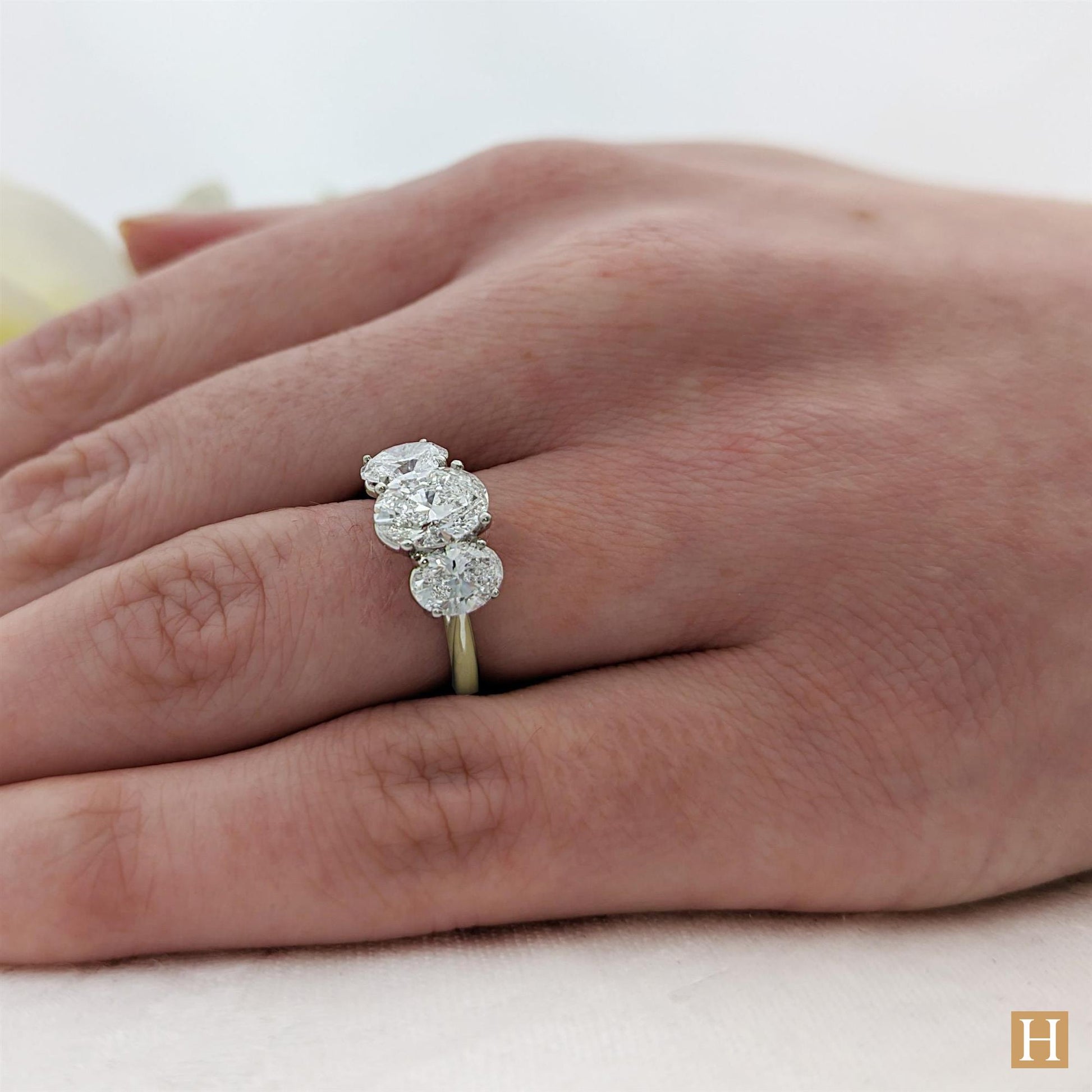 Yellow Gold LG Florentina Oval Engagement Ring