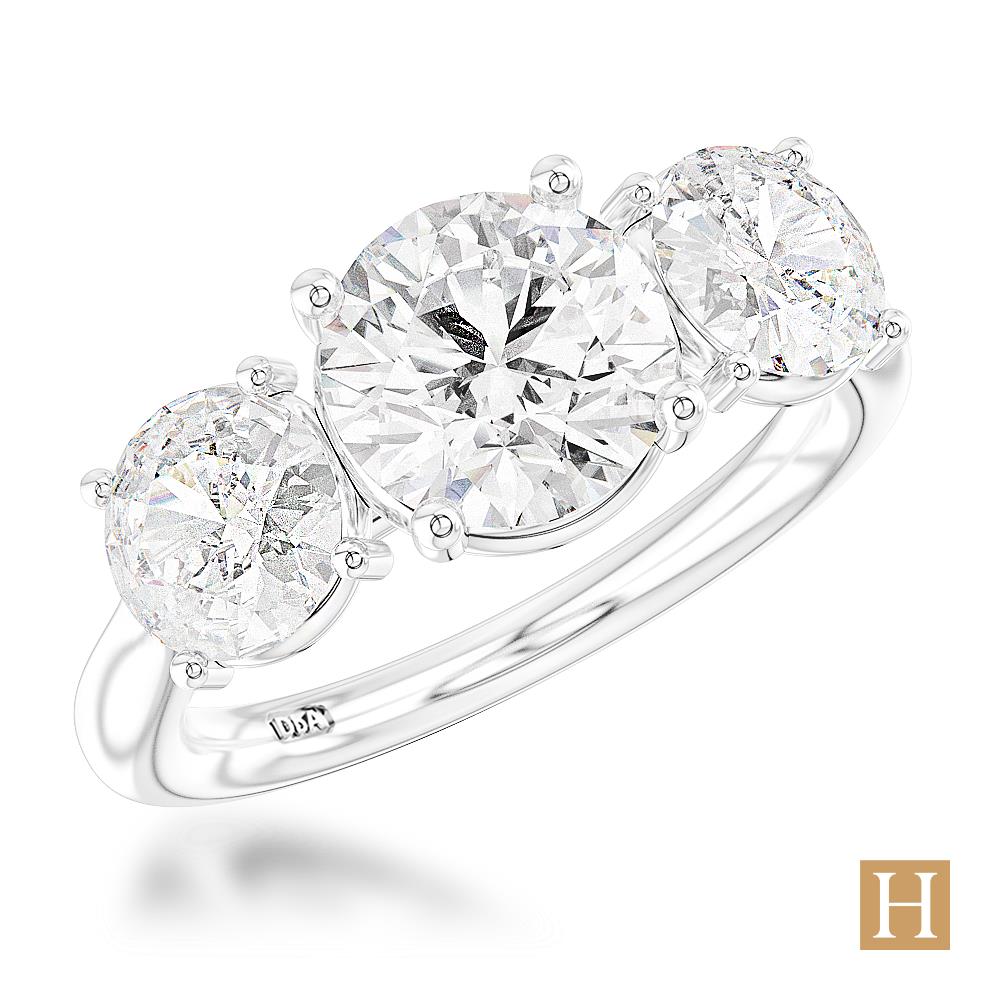 Platinum LG Classic Engagement Ring