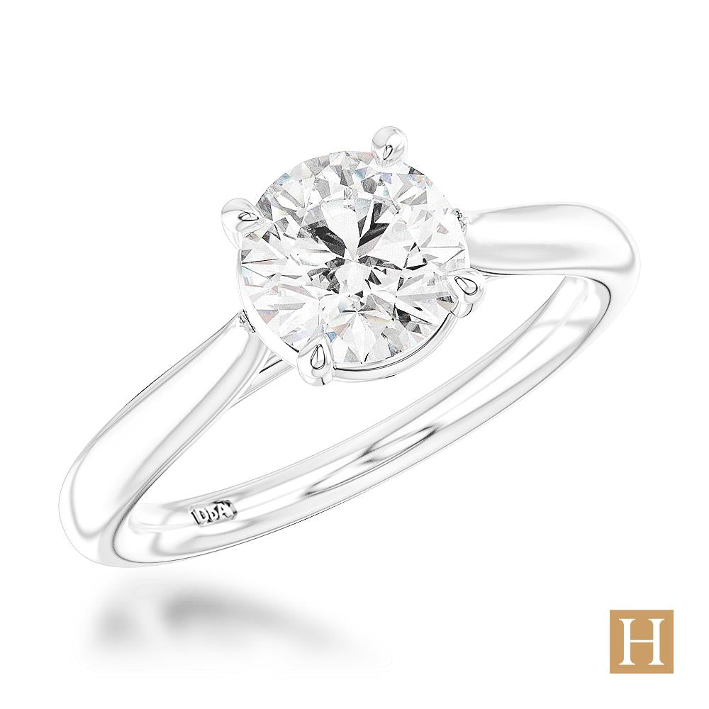 Platinum LG Classic Engagement Ring