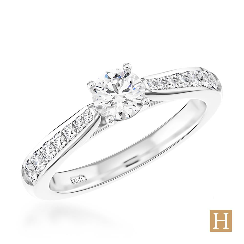 Platinum Memoire Classic Engagement Ring