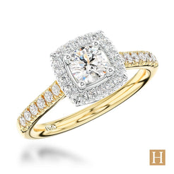 Yellow Gold Inisheer Brava Engagement Ring