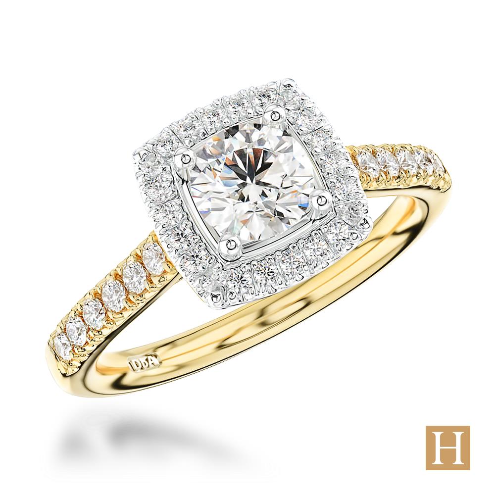 Yellow Gold Inisheer Brava Engagement Ring