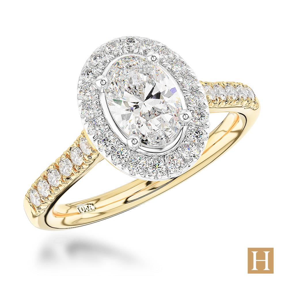 Yellow Gold Inisheer Oval Engagement Ring