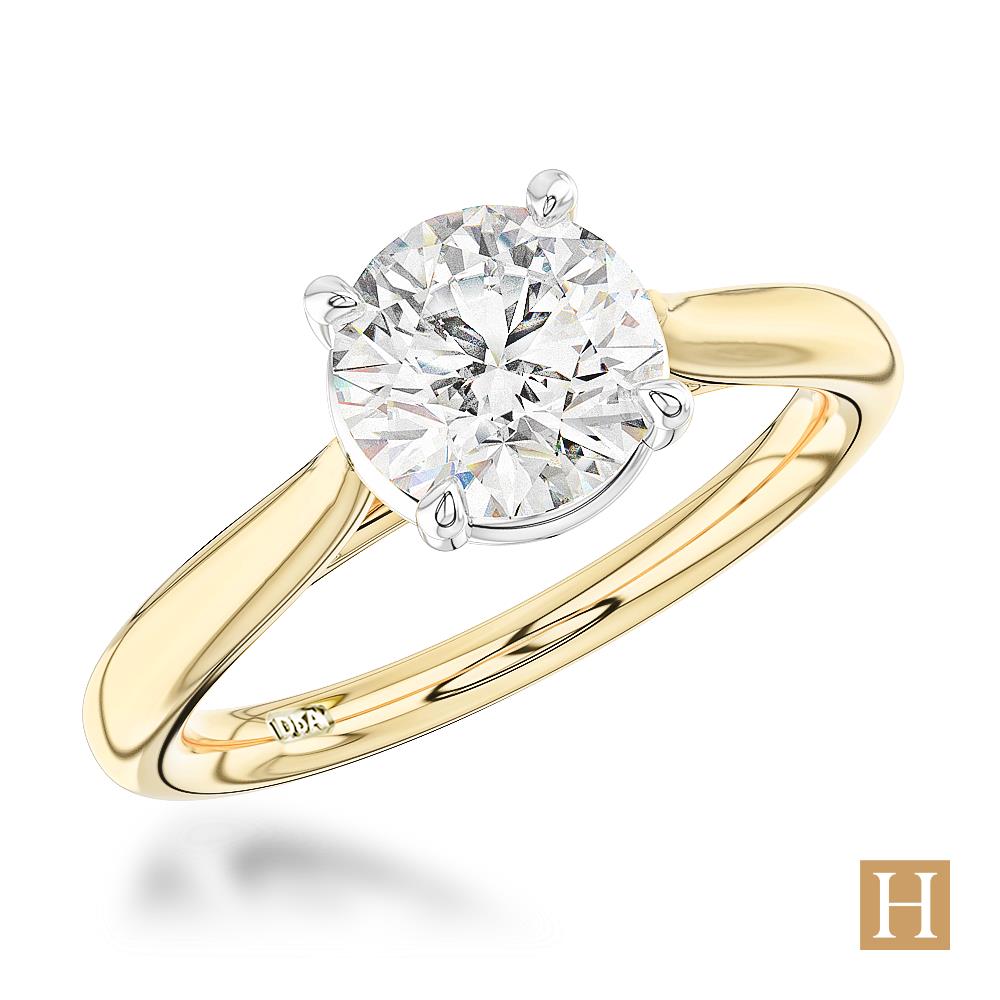 Yellow Gold LG Classic Engagement Ring