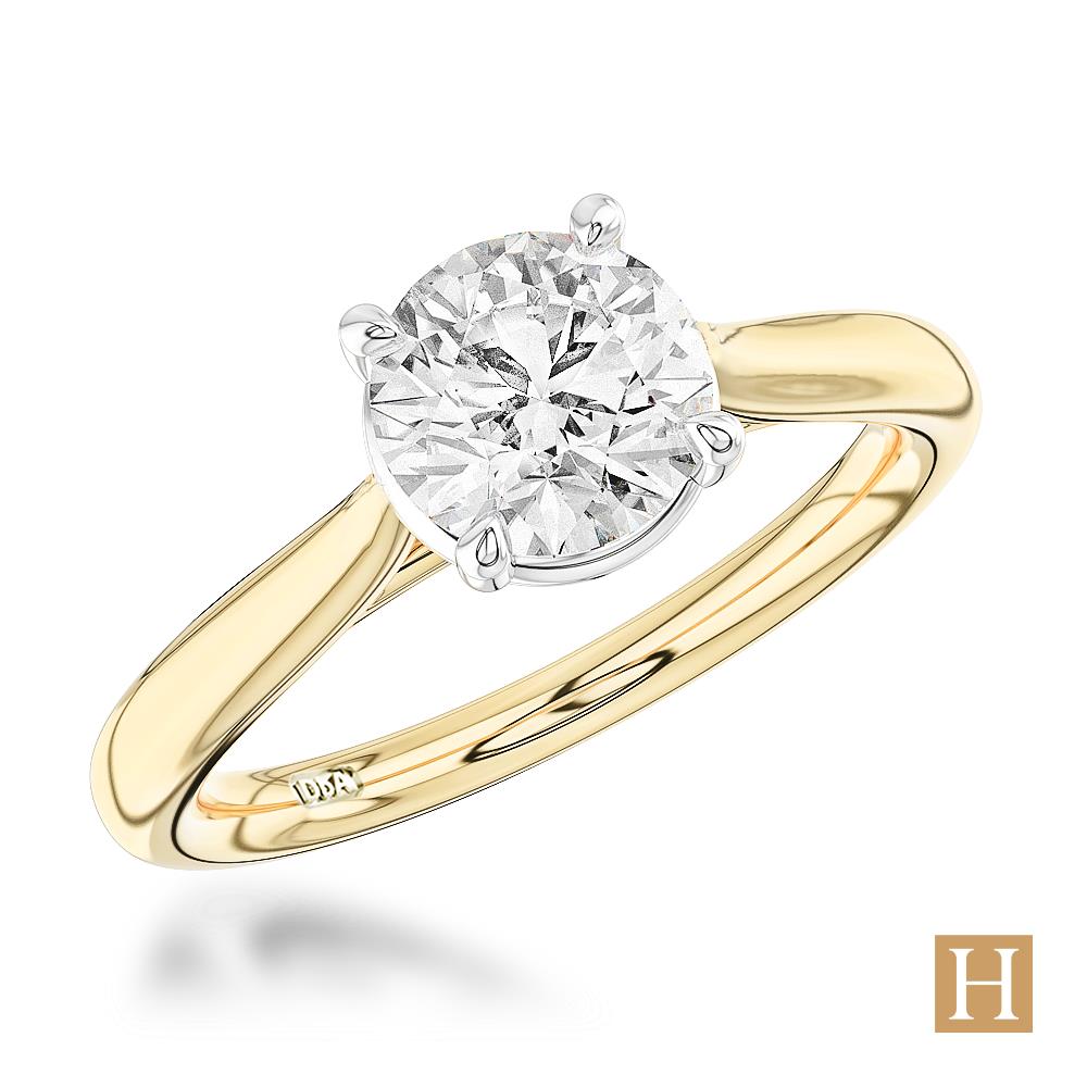 Yellow Gold LG Classic Engagement Ring