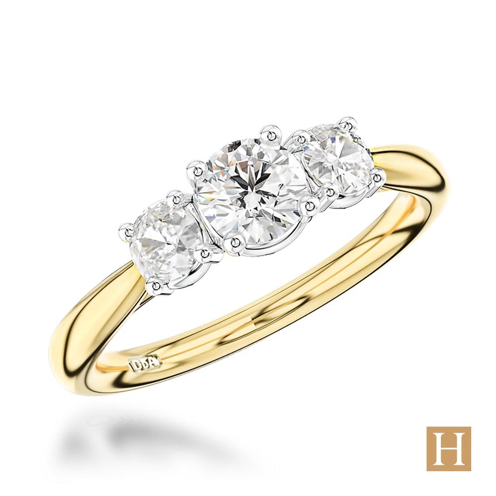 Yellow Gold Trilogy Classic Engagement Ring