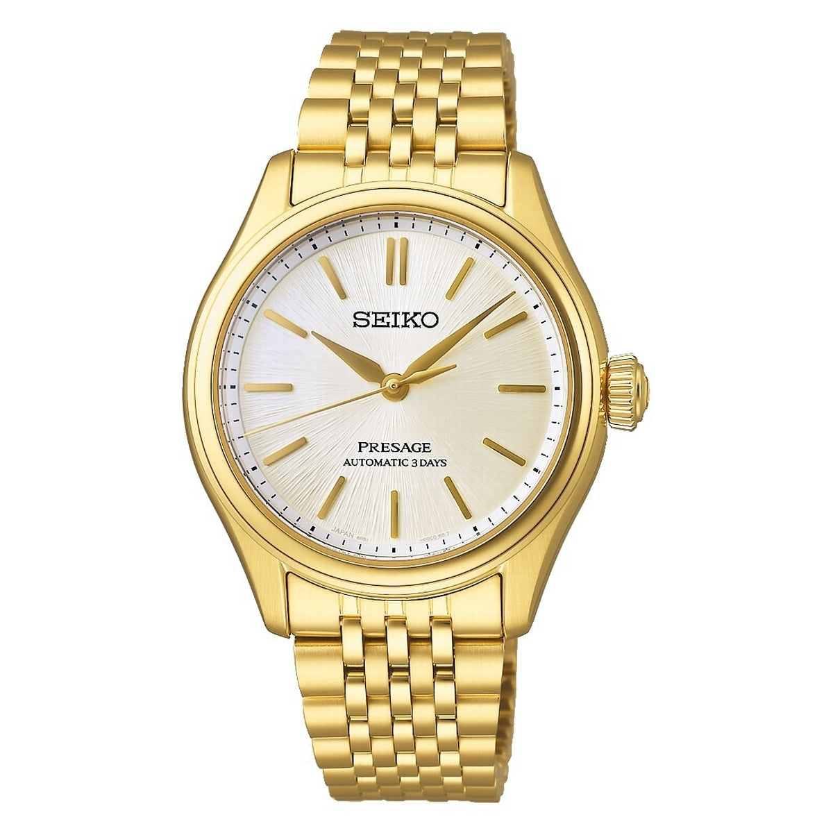 Seiko Presage Classic 36mm YGP Braclelet Ivory Dial SPB524J1