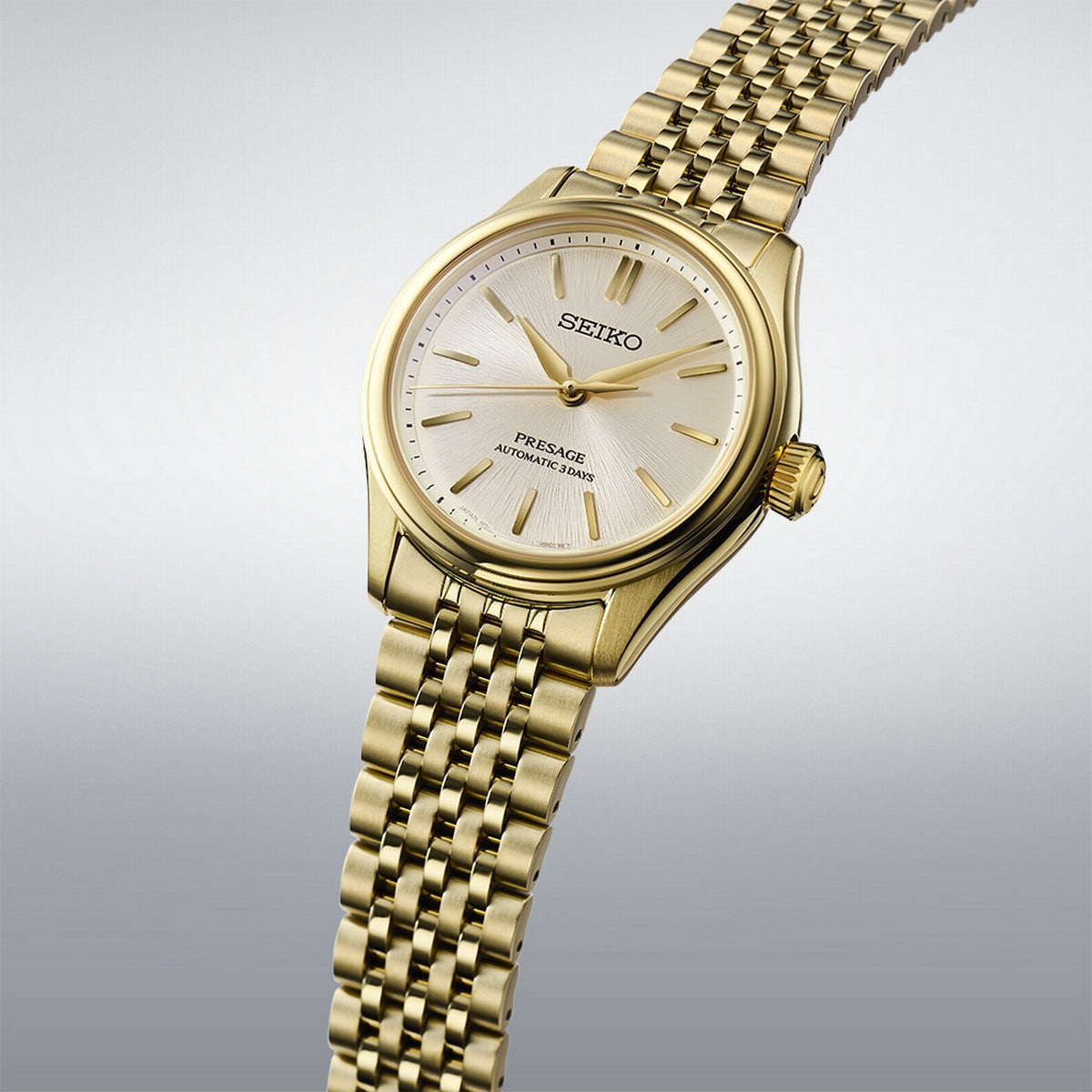 Seiko Presage Classic 36mm YGP Braclelet Ivory Dial SPB524J1