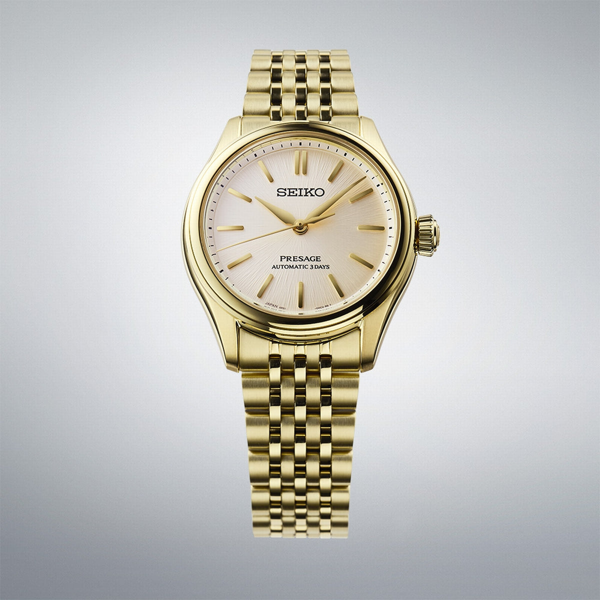 Seiko Presage Classic 36mm YGP Braclelet Ivory Dial SPB524J1