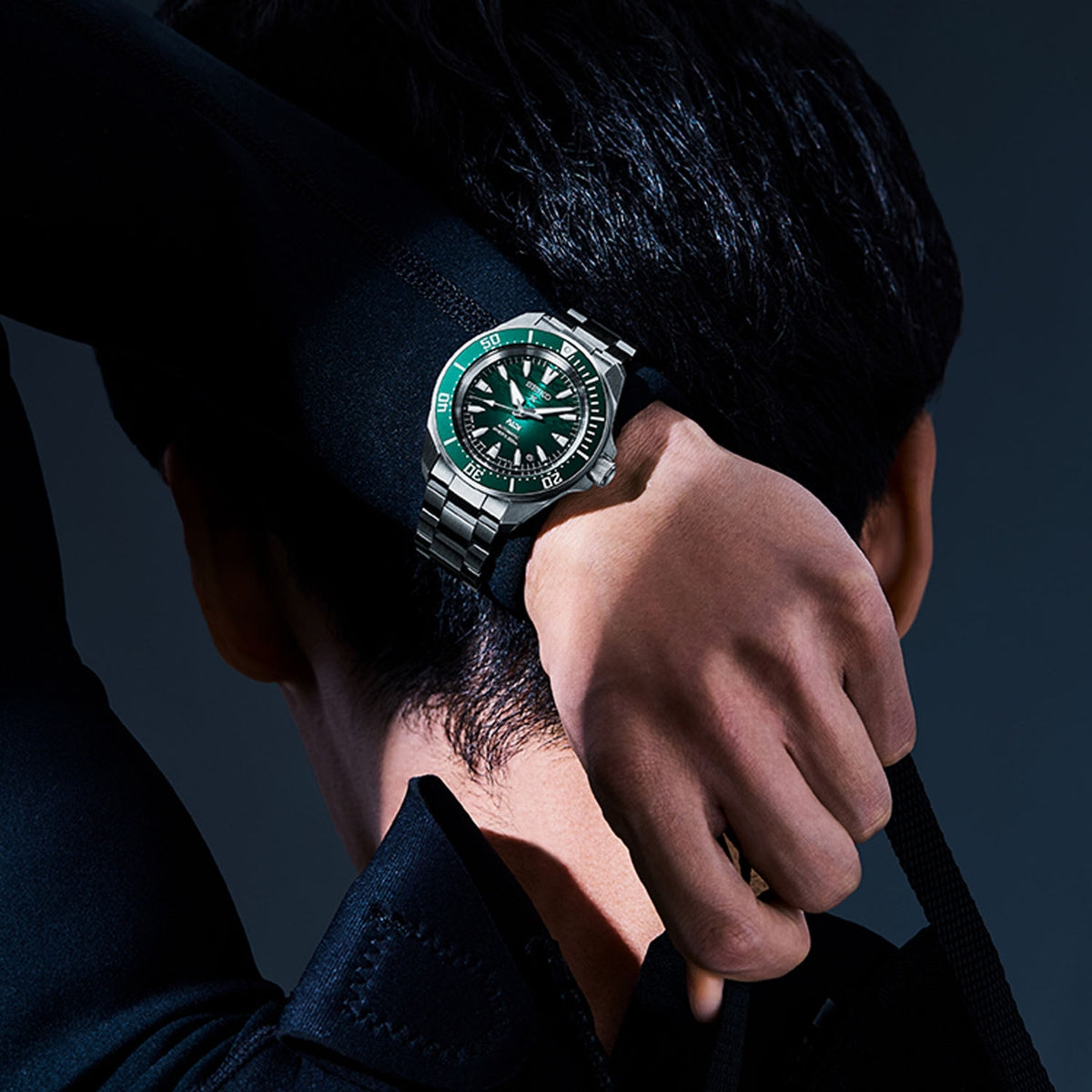 Gents Seiko Green Samurai 60th Anniversary Padi Special Edition - SRPL53K1