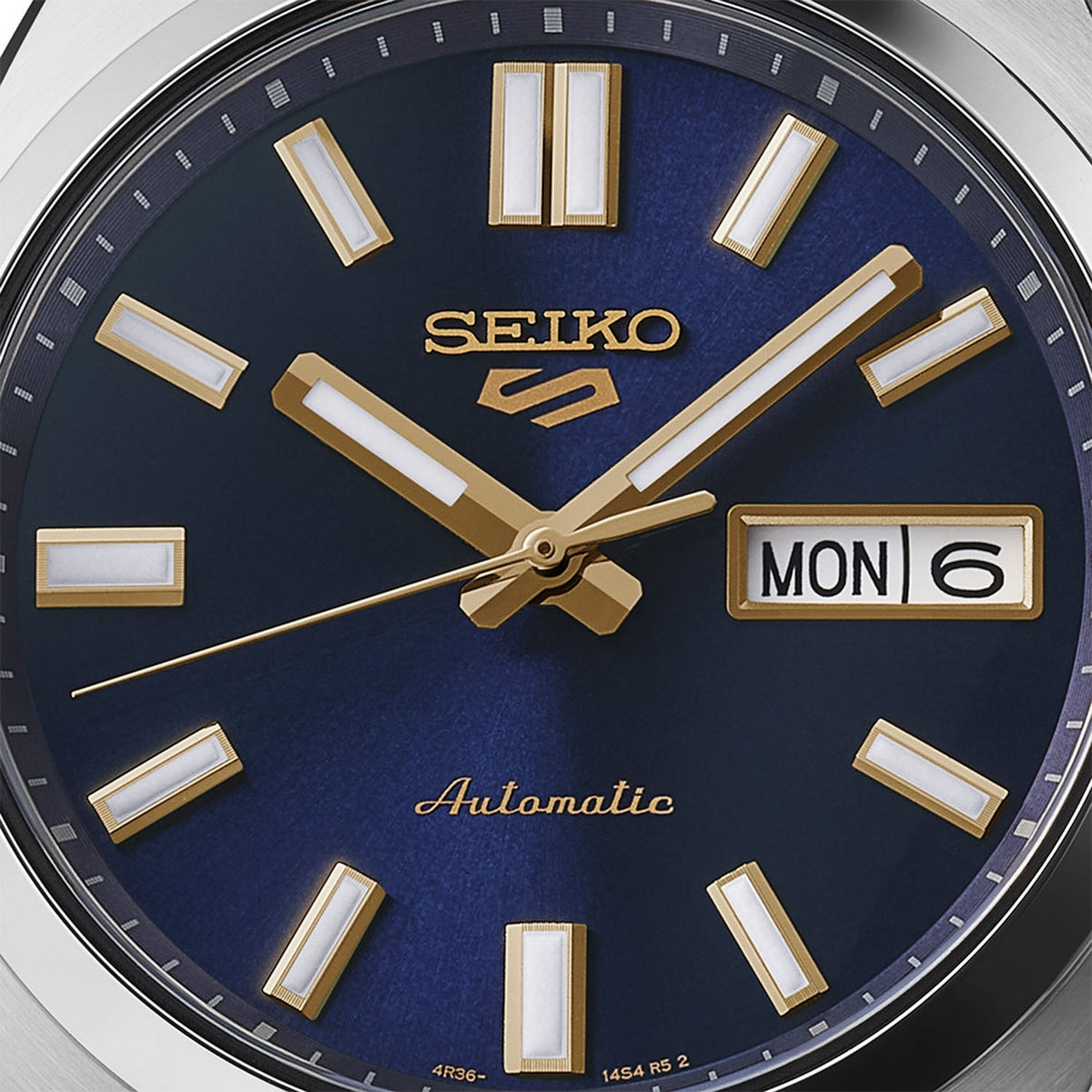 Gents Seiko 5 SNXS Auto Day Date Steel Blue Dial 37.4mm - SRPL55K1