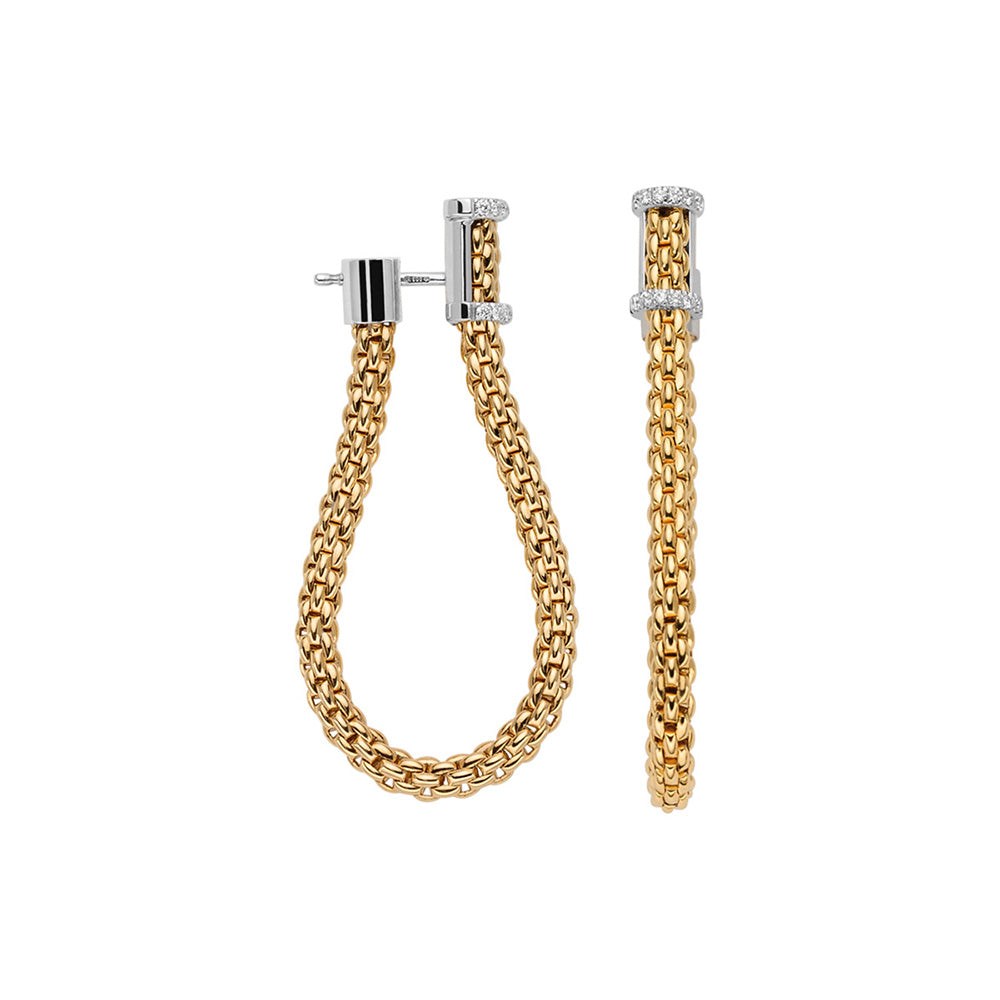 Fope Essentials Earrings - OR04 BBR YG