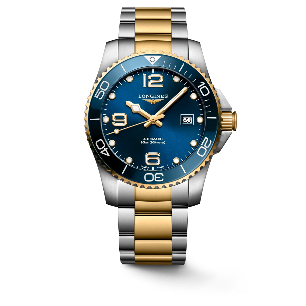 Men s Longines Stainless Steel and Ceramic Hydroconquest L3