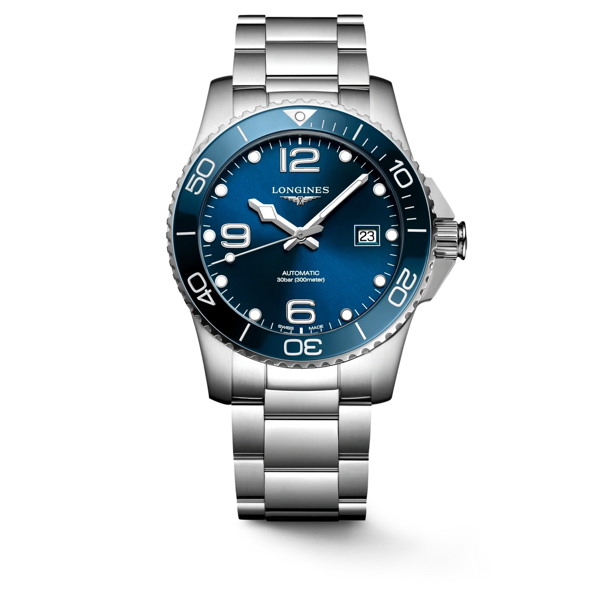 Men&#39;s Longines Stainless Steel Hydroconquest - L3.781.4.96.6