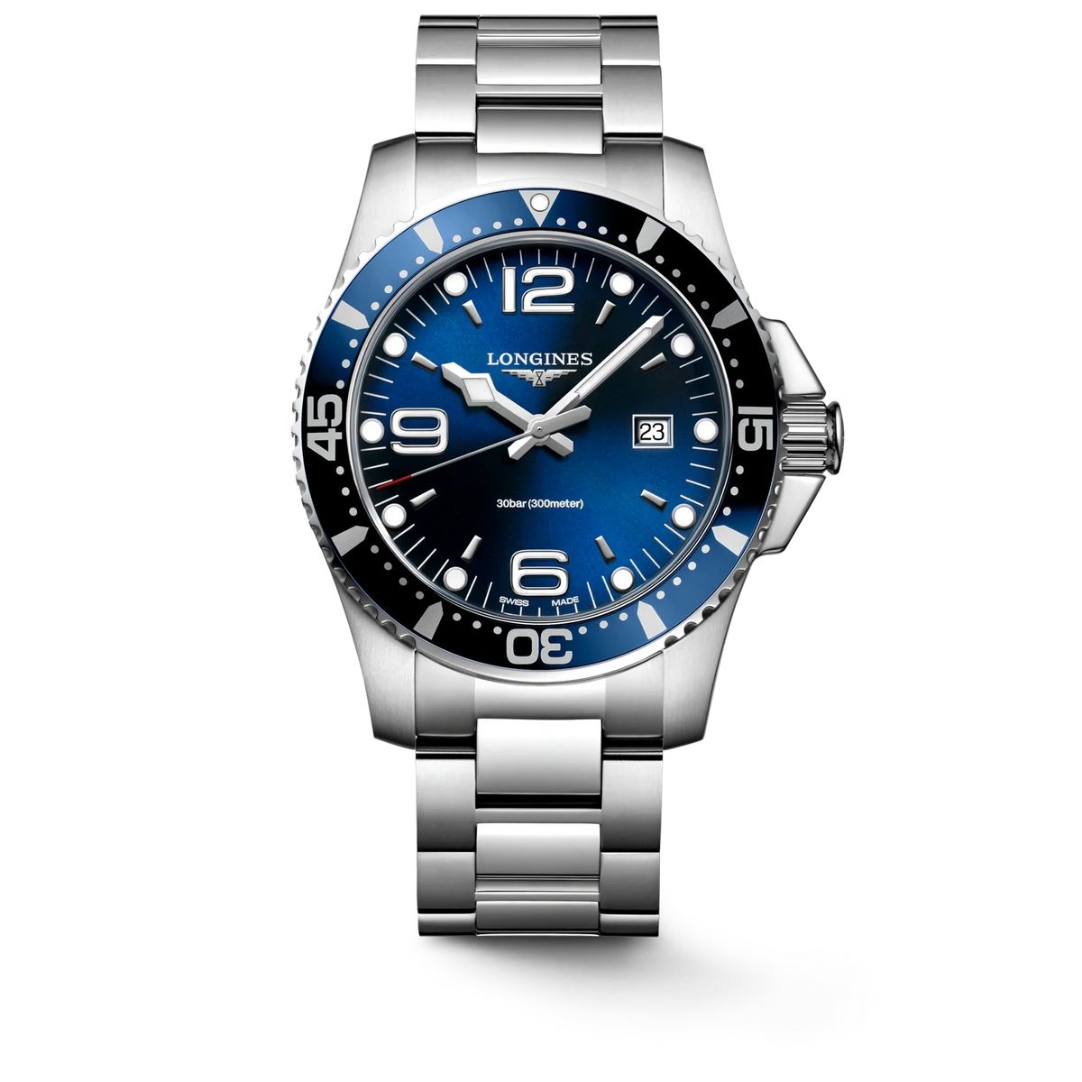Men&#39;s Longines Stainless Steel Hydroconquest - L3.840.4.96.6