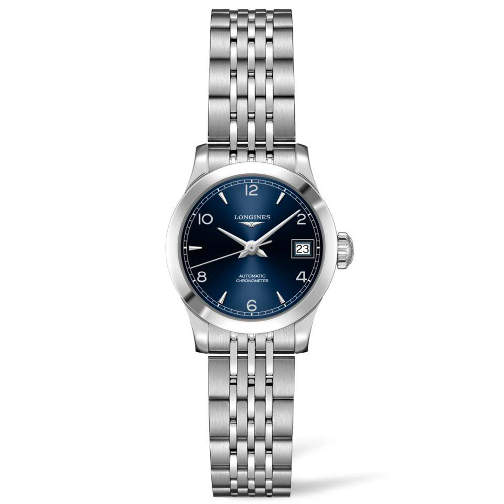 Ladies Stainless Steel Longines Record collection L2.320.4.96.6