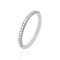 18ct White Gold Galaxy 13 Half Set Ring