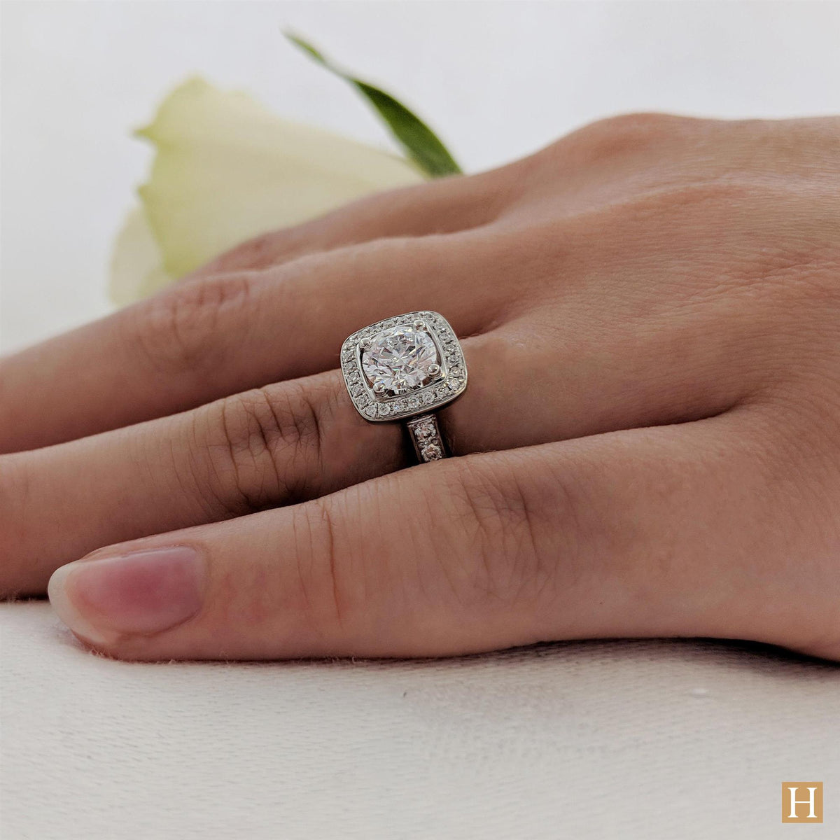 Platinum Iona Engagement Ring