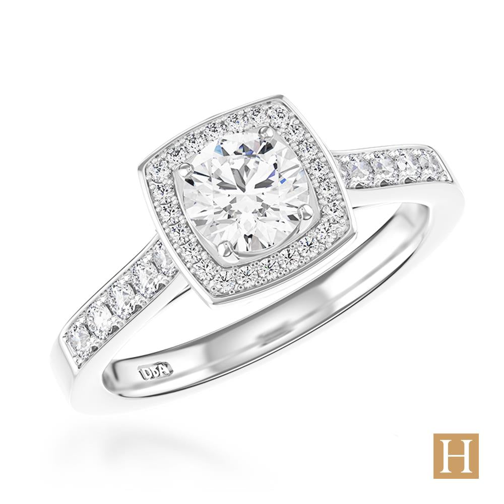 Platinum Iona Engagement Ring