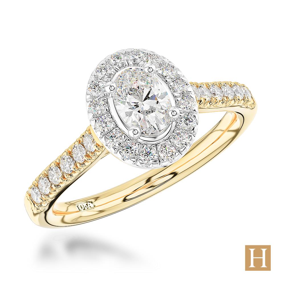 Yellow Gold Inisheer Oval Engagement Ring
