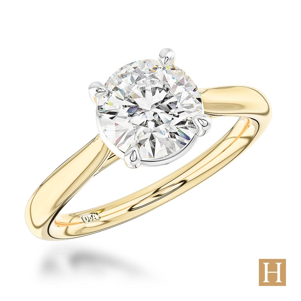Yellow Gold LG Classic Engagement Ring